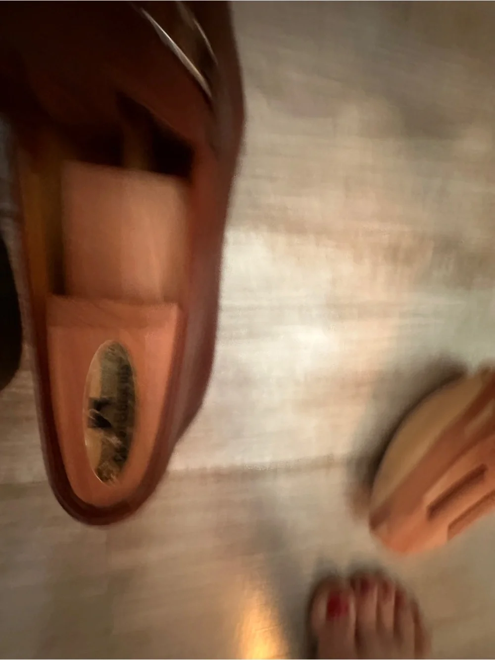 Magnanni Mens Brown Moc Toe Slip-On Casual Loafer Shoes Size 9.5M New Without Bo